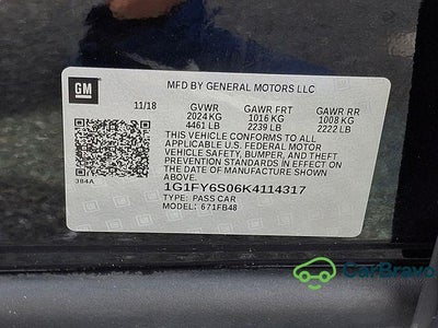 2019 Chevrolet Bolt EV LT