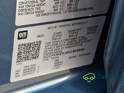 2024 Chevrolet Silverado 1500 LT (2FL)
