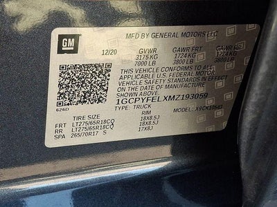 2021 Chevrolet Silverado 1500 LT Trail Boss