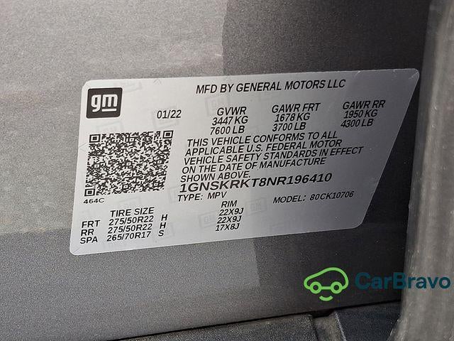 2022 Chevrolet Tahoe RST