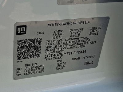 2026 GMC Sierra 2500 HD AT4
