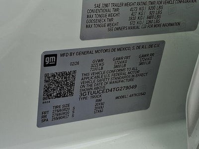 2026 GMC Sierra 1500 Elevation