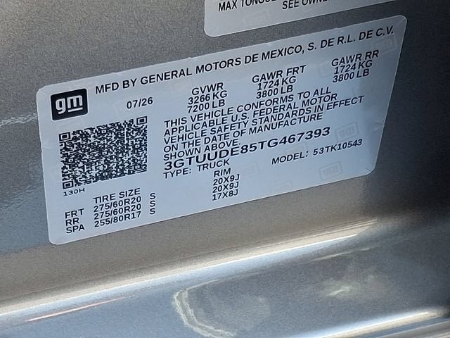 2026 GMC Sierra 1500 SLT