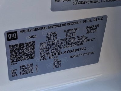 2026 GMC Sierra 1500 AT4