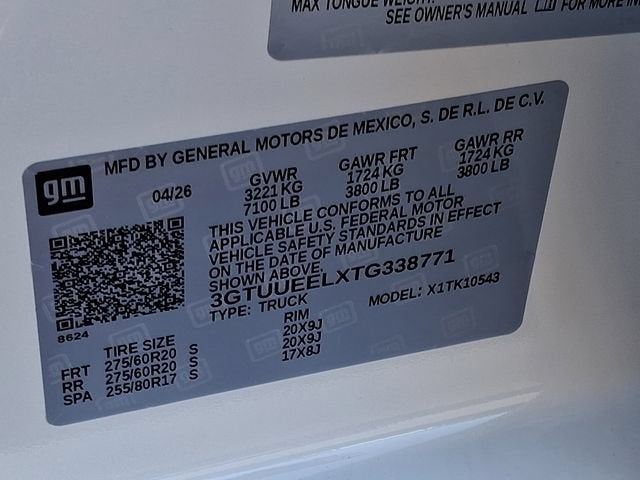 2026 GMC Sierra 1500 AT4