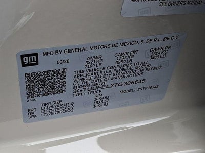 2026 GMC Sierra 1500 AT4X