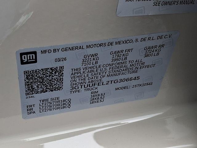 2026 GMC Sierra 1500 AT4X