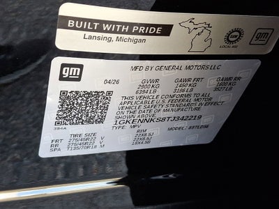 2026 GMC Acadia Elevation