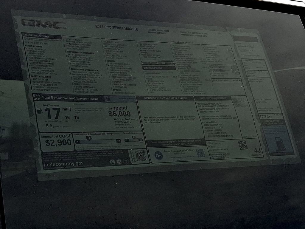 2026 GMC Sierra 1500 SLE
