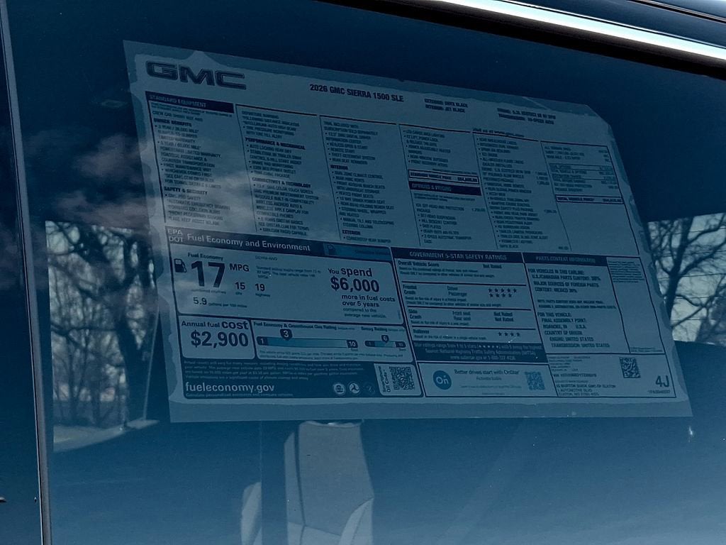 2026 GMC Sierra 1500 SLE