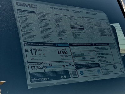 2026 GMC Sierra 1500 Elevation