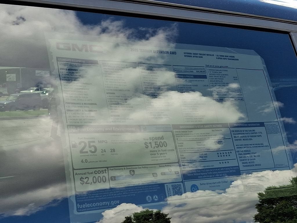2026 GMC Terrain Elevation