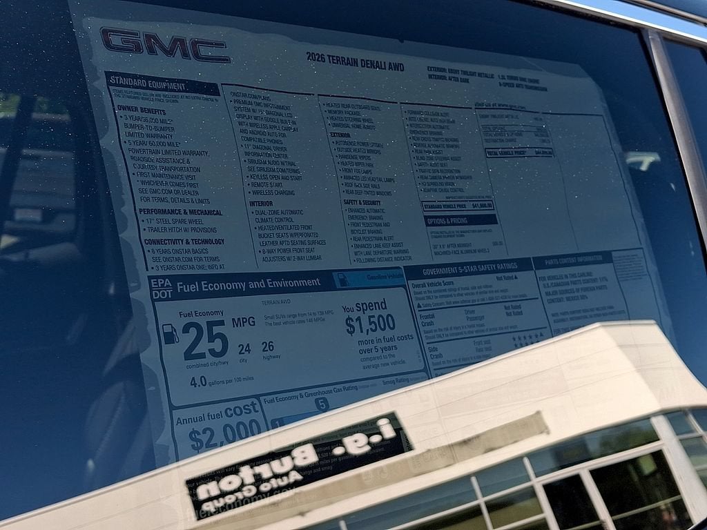 2026 GMC Terrain Denali