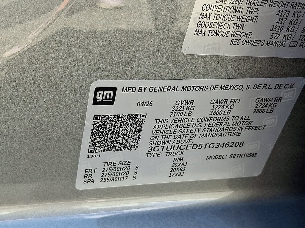 2026 GMC Sierra 1500 Elevation