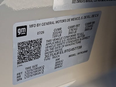 2026 GMC Sierra 1500 AT4X
