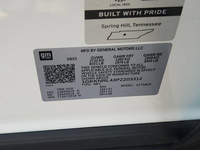 2023 GMC Acadia SLE