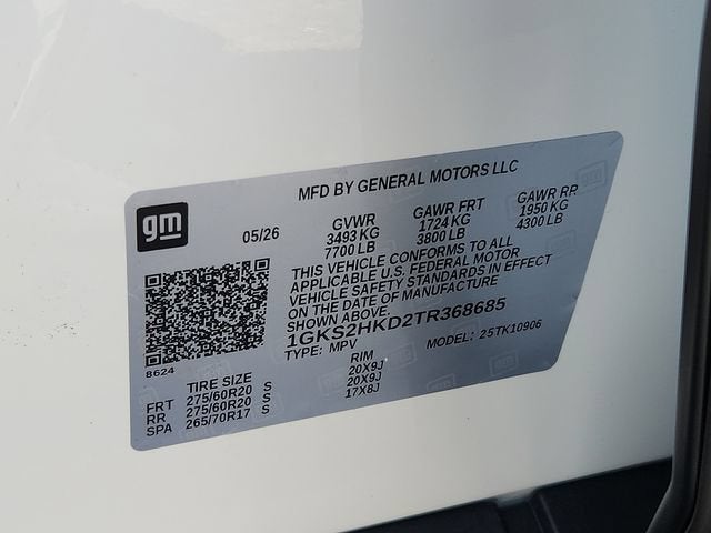 2026 GMC Yukon XL AT4