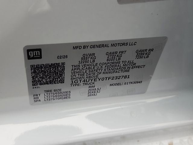 2026 GMC Sierra 3500 HD Denali Ultimate