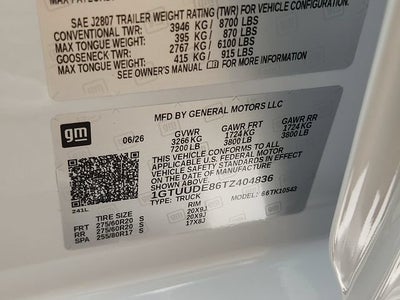 2026 GMC Sierra 1500 SLT