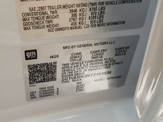 2026 GMC Sierra 1500 SLT