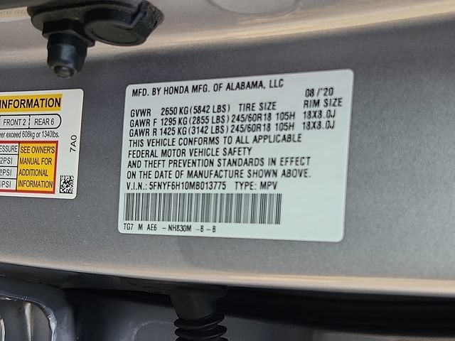 2021 Honda Pilot AWD LX