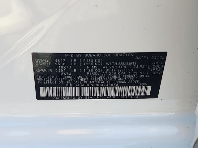 2025 Subaru Crosstrek Limited