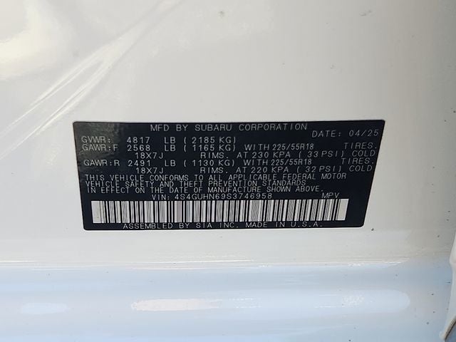 2025 Subaru Crosstrek Limited