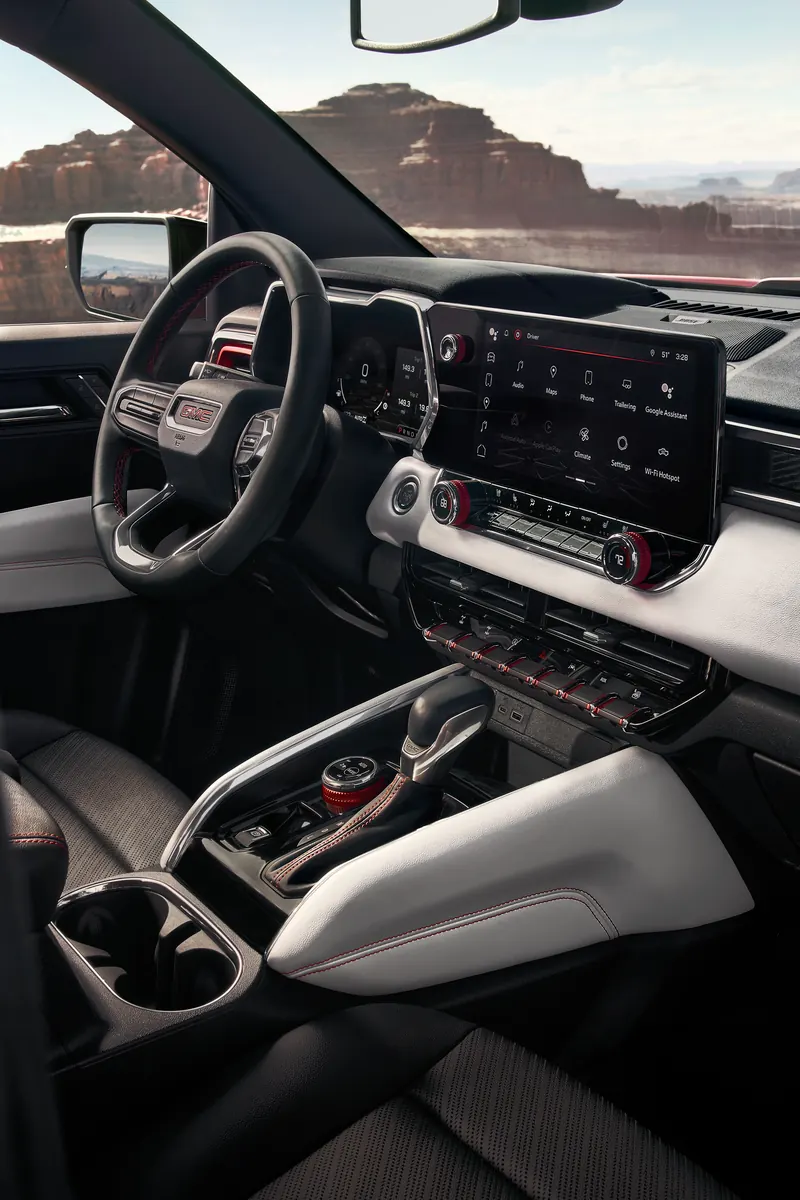 2026 GMC Canyon infotainment system at i.g. Burton Lewes Automall Buick GMC in Lewes DE
